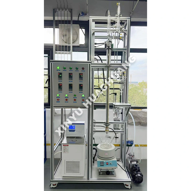 Continuous Glass Distillation Column Unit