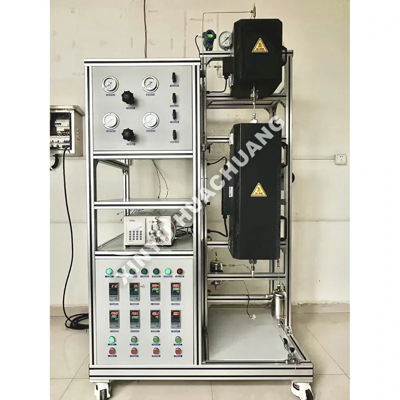PLC Fluidized-Bed Evaluation Unit